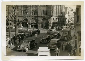 Caption reads: "Pike Street, US 50 looking East from intersection of South Fourth Street."