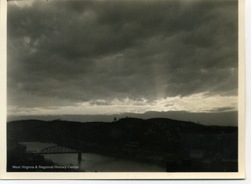 The Ices Ferry Bridge visible in the photo was demolished in 2012.