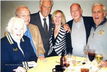 L-R: Betty Barrett, Edgar Barrett, Rod Hundley, Kim Reardon, Rene A. Henry and Joey Gardner.