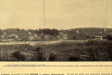 Taken in 1900(?). 125 days after bridge construction.