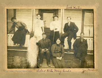 Photo includes Jack Hinton, Joe Hinton, Silas Hinton, and Nancy (Hinton) Deeds.