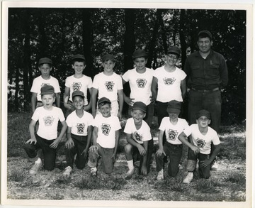 The members of 1965 Horton Little League baseball team.