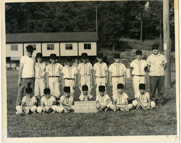 The members of the Westover Fire Department Little League baseball team.