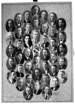 Portrait of WVU Sigma Nu members.