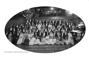 Group portrait of the 10th annual convention of the I.A.M. of D.